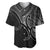 Custom Aotearoa Maori Koru Baseball Jersey Polynesian Pacific Tribal - Black LT9 Black - Polynesian Pride