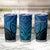 Personalised Aotearoa Papua Shell Tumbler Cup Blue Polynesian Pacific Tribal