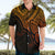 Custom Aotearoa Maori Koru Hawaiian Shirt Polynesian Pacific Tribal - Gold LT9 - Polynesian Pride