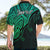 Custom Aotearoa Maori Koru Hawaiian Shirt Polynesian Pacific Tribal - Green LT9 - Polynesian Pride