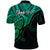 Custom Aotearoa New Zealand Polo Shirt Maori Koru Polynesian Pacific Tribal Green LT9 - Polynesian Pride