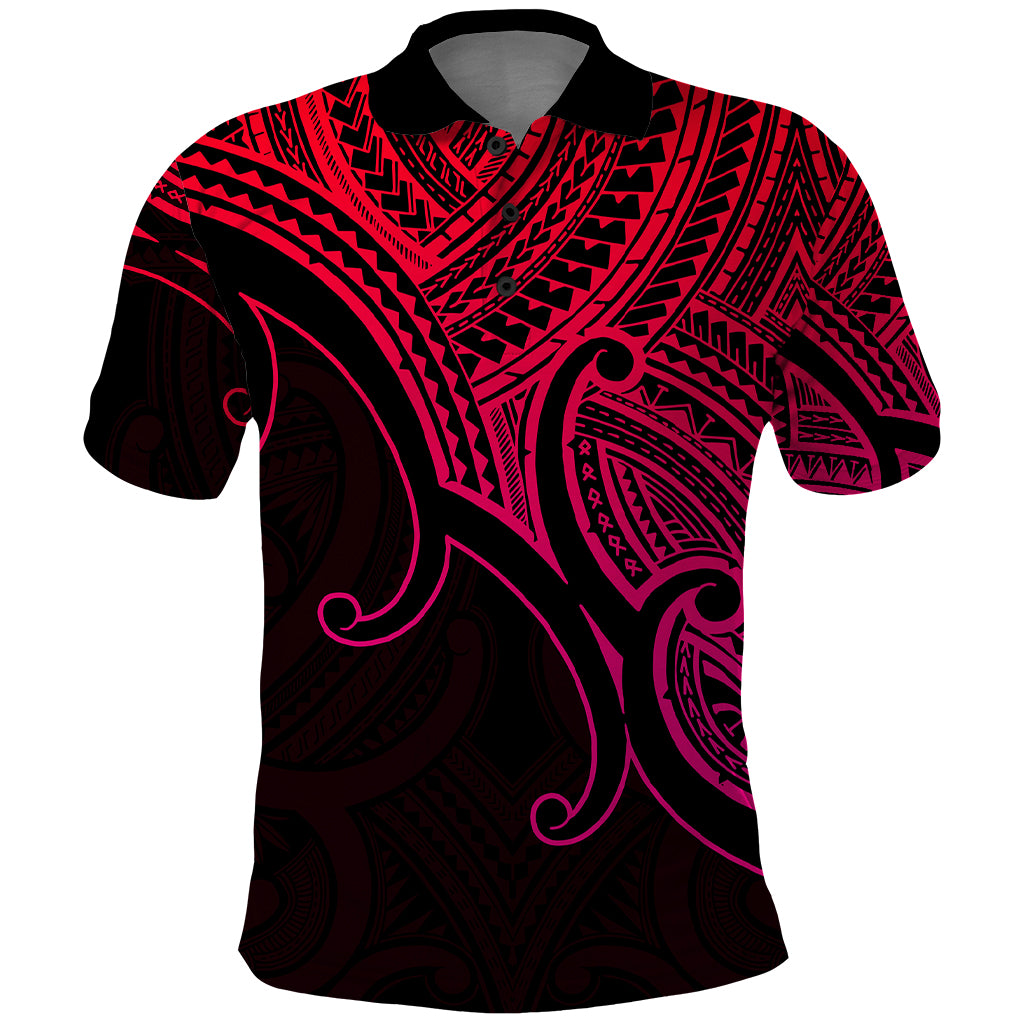 Custom Aotearoa New Zealand Polo Shirt Maori Koru Polynesian Pacific Tribal Pink LT9 Pink - Polynesian Pride