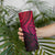 Personalised Aotearoa Papua Shell Skinny Tumbler Pink Polynesian Pacific Tribal