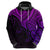 Custom Aotearoa Maori Koru Hoodie Polynesian Pacific Tribal Purple LT9 - Polynesian Pride