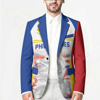Philippines Flag Day Blazer Filipino Feather Pattern LT9 - Polynesian Pride