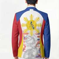 Philippines Flag Day Blazer Filipino Feather Pattern LT9 - Polynesian Pride