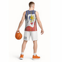 Philippines Flag Day Basketball Jersey Filipino Traditional Igorot Tribal Pattern LT9 - Polynesian Pride