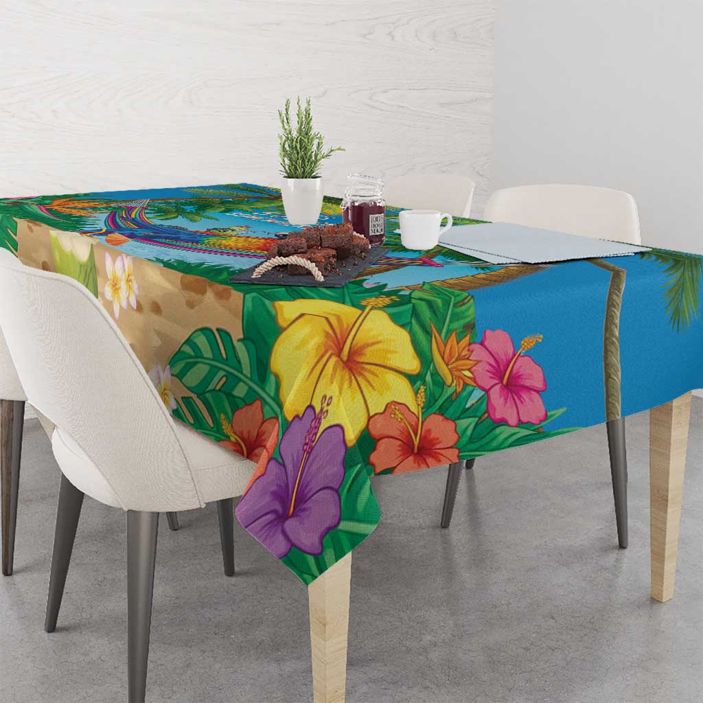 5 Oclock Somewhere Tablecloth Hawaii Parrots Cocktail Summer Beach Vibe LT9 - Polynesian Pride