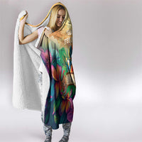 5 Oclock Somewhere Personalized Hooded Blanket Hawaii Parrots Plumeria Summer Vibe LT9 - Polynesian Pride