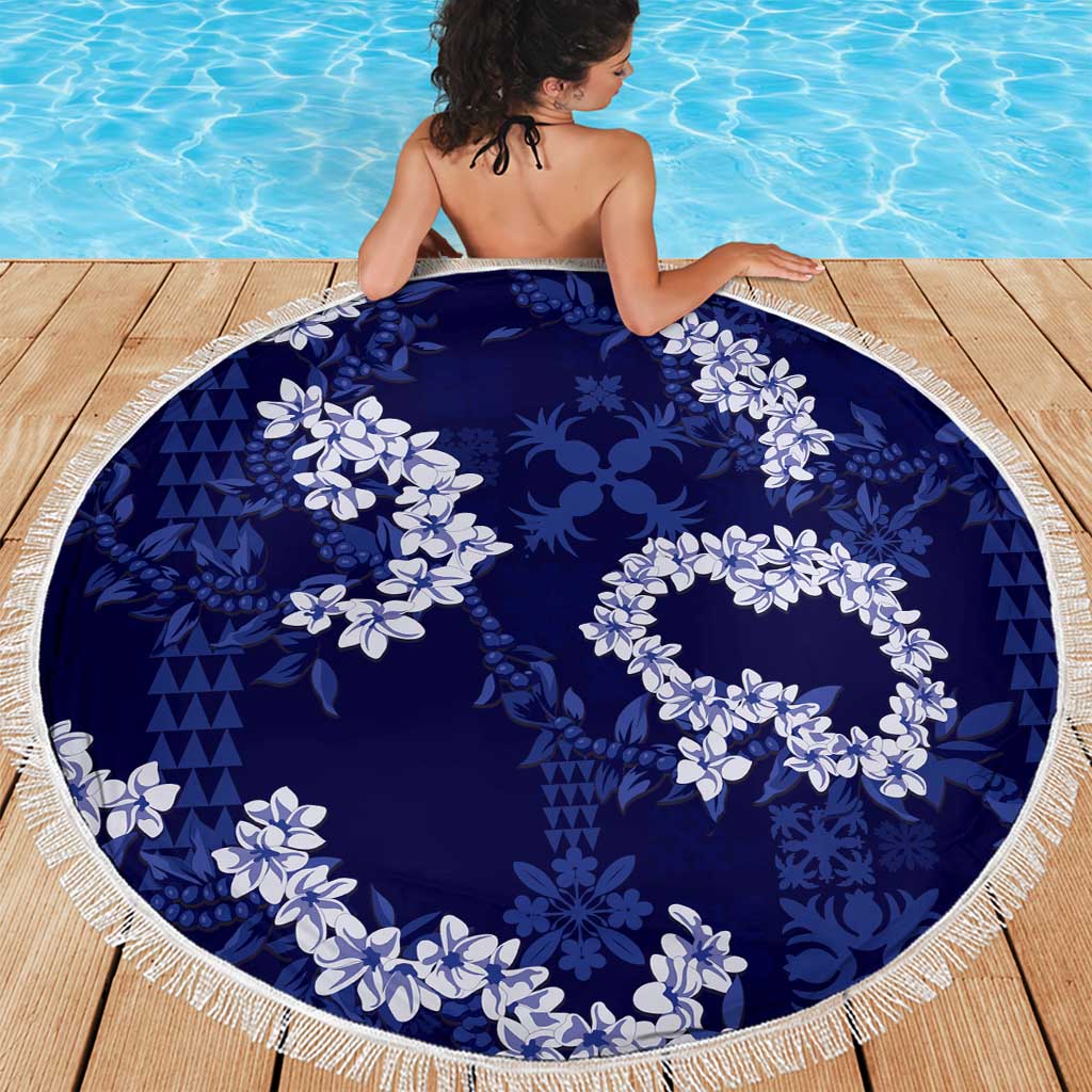 Mokihana Maile and Ilima Leis Beach Blanket Uliuli Hawaiian Tapa Quilt Pattern LT9 - Polynesian Pride