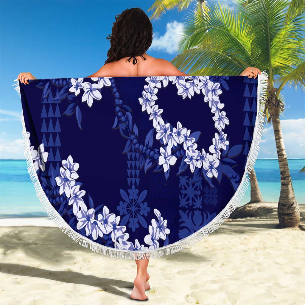 Mokihana Maile and Ilima Leis Beach Blanket Uliuli Hawaiian Tapa Quilt Pattern LT9 - Polynesian Pride
