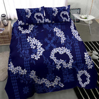 Mokihana Maile and Ilima Leis Bedding Set Uliuli Hawaiian Tapa Quilt Pattern LT9 - Polynesian Pride