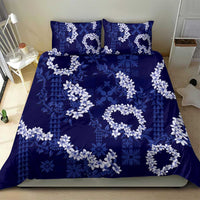 Mokihana Maile and Ilima Leis Bedding Set Uliuli Hawaiian Tapa Quilt Pattern LT9 - Polynesian Pride