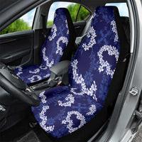 Mokihana Maile and Ilima Leis Car Seat Cover Uliuli Hawaiian Tapa Quilt Pattern LT9 - Polynesian Pride