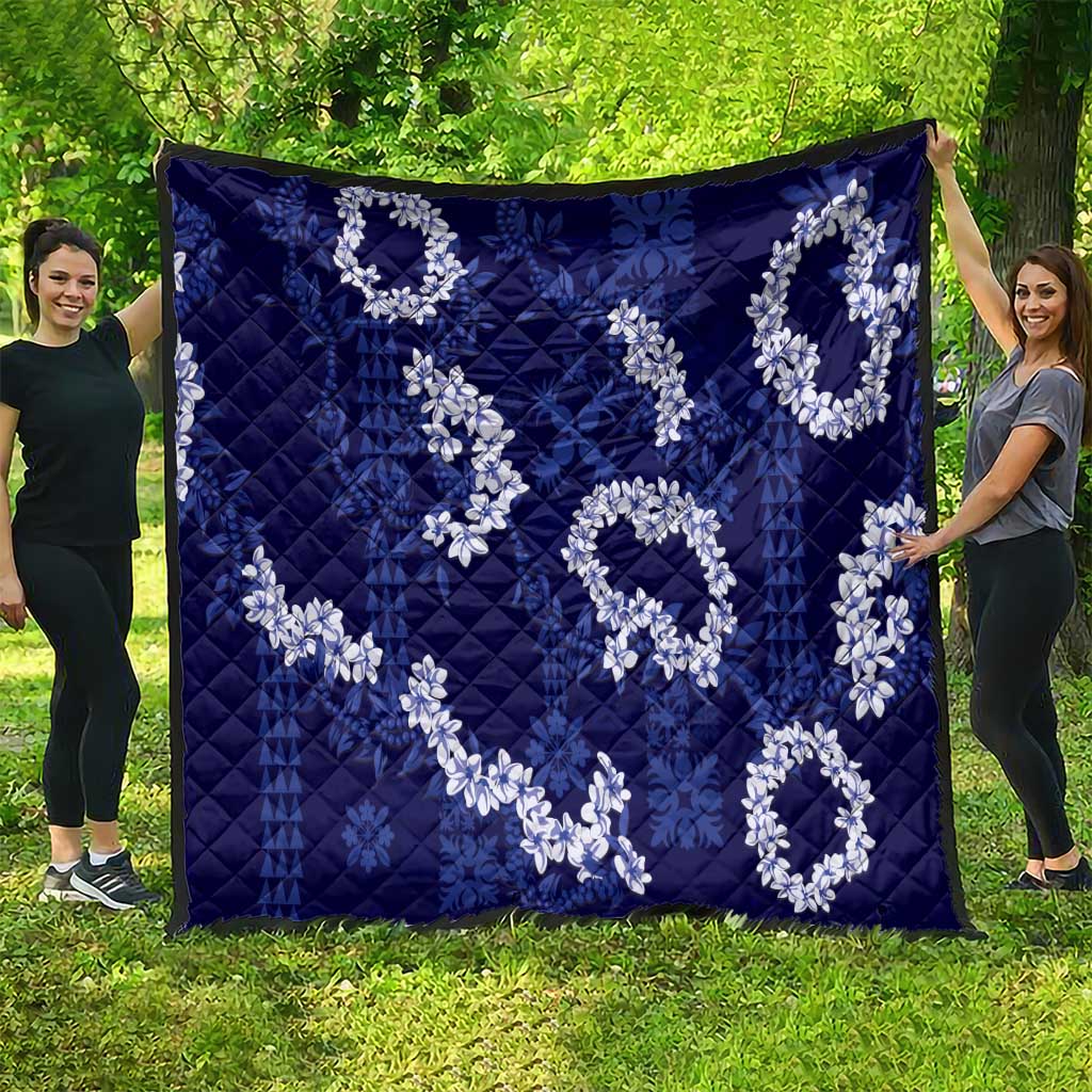 Mokihana Maile and Ilima Leis Quilt Uliuli Hawaiian Tapa Quilt Pattern LT9 - Polynesian Pride