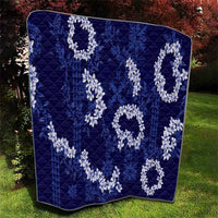 Mokihana Maile and Ilima Leis Quilt Uliuli Hawaiian Tapa Quilt Pattern LT9 - Polynesian Pride