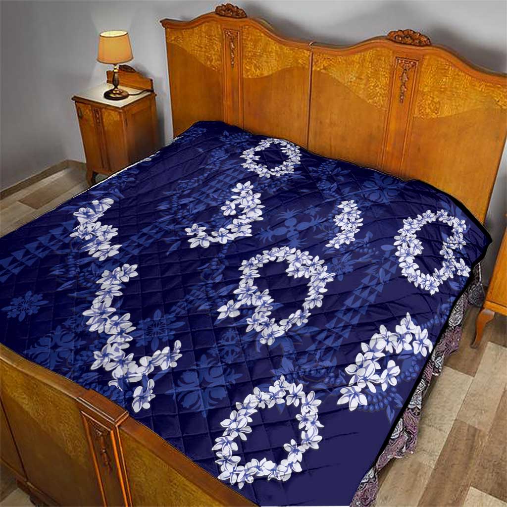 Mokihana Maile and Ilima Leis Quilt Uliuli Hawaiian Tapa Quilt Pattern LT9 - Polynesian Pride