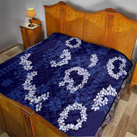 Mokihana Maile and Ilima Leis Quilt Uliuli Hawaiian Tapa Quilt Pattern LT9 - Polynesian Pride
