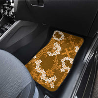Mokihana Maile and Ilima Leis Car Mats Alani Hawaiian Tapa Quilt Pattern LT9 - Polynesian Pride