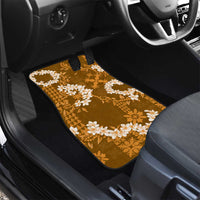 Mokihana Maile and Ilima Leis Car Mats Alani Hawaiian Tapa Quilt Pattern LT9 - Polynesian Pride