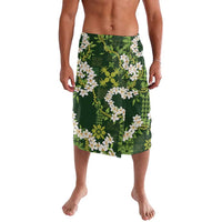 Mokihana Maile and Ilima Leis Lavalava Omaʻomaʻo Hawaiian Tapa Quilt Pattern LT9 Green - Polynesian Pride