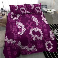 Mokihana Maile and Ilima Leis Bedding Set Akala Hawaiian Tapa Quilt Pattern LT9 - Polynesian Pride