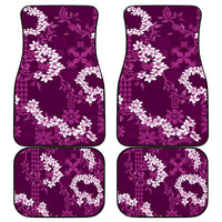 Mokihana Maile and Ilima Leis Car Mats Akala Hawaiian Tapa Quilt Pattern LT9 - Polynesian Pride