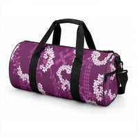 Mokihana Maile and Ilima Leis Duffle Bag Akala Hawaiian Tapa Quilt Pattern LT9 - Polynesian Pride