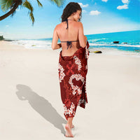 Mokihana Maile and Ilima Leis Sarong Ulaʻula Hawaiian Tapa Quilt Pattern LT9 - Polynesian Pride