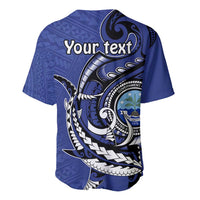 Personalized FSM 1986 Independence Day Baseball Jersey Polynesian Shark Tattoo Style LT9 - Polynesian Pride