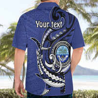 Personalized FSM 1986 Independence Day Hawaiian Shirt Polynesian Shark Tattoo Style LT9 - Polynesian Pride