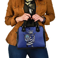 Personalized FSM 1986 Independence Day Shoulder Handbag Polynesian Shark Tattoo Style LT9 - Polynesian Pride