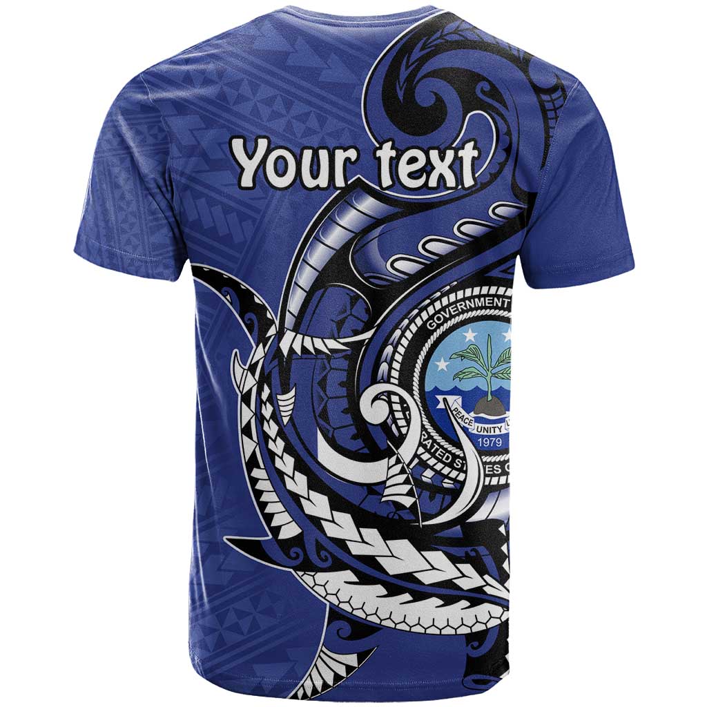 Personalized FSM 1986 Independence Day T Shirt Polynesian Shark Tattoo Style LT9 - Polynesian Pride