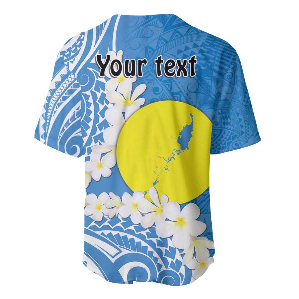 Personalized Palau 1994 Belau Rekid Baseball Jersey Polynesian Plumeria Style LT9 - Polynesian Pride