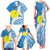 Personalized Palau 1994 Belau Rekid Family Matching Tank Maxi Dress and Hawaiian Shirt Polynesian Plumeria Style