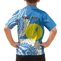 Personalized Palau 1994 Belau Rekid Kid Hawaiian Shirt Polynesian Plumeria Style LT9 - Polynesian Pride