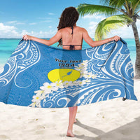 Personalized Palau 1994 Belau Rekid Sarong Polynesian Plumeria Style LT9 - Polynesian Pride