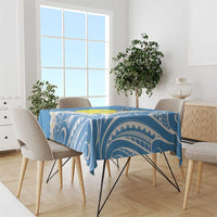 Personalized Palau 1994 Belau Rekid Tablecloth Polynesian Plumeria Style LT9 - Polynesian Pride