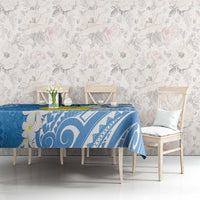 Personalized Palau 1994 Belau Rekid Tablecloth Polynesian Plumeria Style LT9 - Polynesian Pride