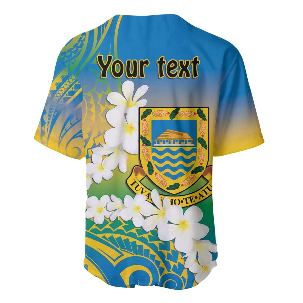 Personalised Tuvalu 1978 Independence Day Baseball Jersey Polynesian Plumeria Style LT9 - Polynesian Pride
