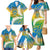 Personalised Tuvalu 1978 Independence Day Family Matching Mermaid Dress and Hawaiian Shirt Polynesian Plumeria Style