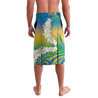 Personalised Tuvalu 1978 Independence Day Lavalava Polynesian Plumeria Style LT9 - Polynesian Pride