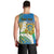 Personalised Tuvalu 1978 Independence Day Men Tank Top Polynesian Plumeria Style