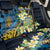 Personalised Tuvalu Beautiful Plumeria Flower Back Car Seat Cover