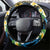 Tuvalu Beautiful Plumeria Flower Steering Wheel Cover