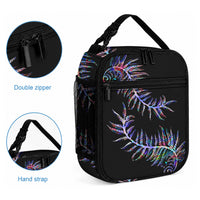 New Zealand Lunch Bag Aotearoa Silver Fern Mixed Papua Shell Purple Vibe LT9 - Polynesian Pride