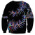 New Zealand Sweatshirt Aotearoa Silver Fern Mixed Papua Shell Purple Vibe LT9 - Polynesian Pride