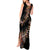 New Zealand Tank Maxi Dress Aotearoa Silver Fern Mixed Papua Shell Red Vibe LT9 - Polynesian Pride