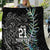 Custom New Zealand Rugby Quilt NZ Black Fern Champions History With Papua Shell LT9 Black - Polynesian Pride