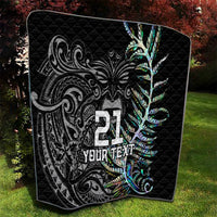 Custom New Zealand Rugby Quilt NZ Black Fern Champions History With Papua Shell LT9 - Polynesian Pride
